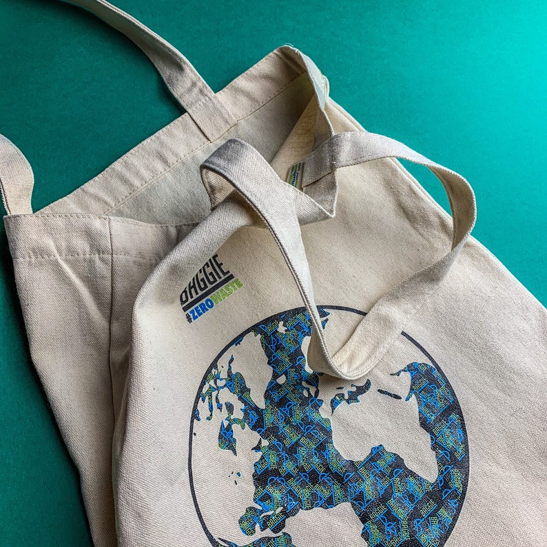 Zero Waste Bag Cotton Carry Bag with Long Handles Canvas Bag Etsy