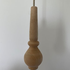 The Minorette. Hand Turned Wooden Light Pull