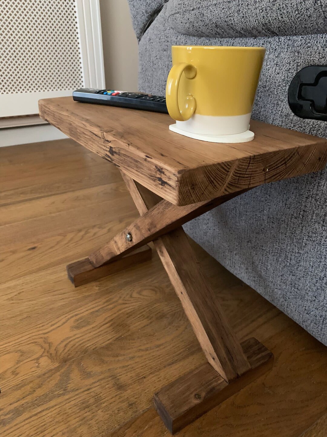 Reclaimed Timber End Table Etsy UK