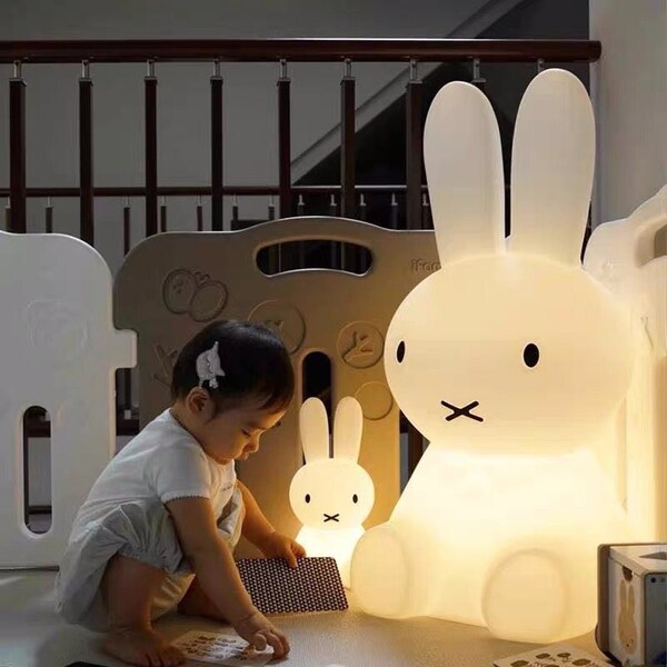 Rabbit Lamp - Etsy