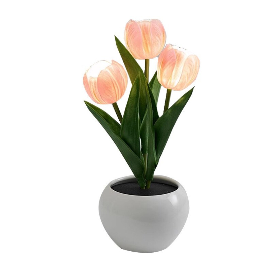 Tulip LED Table Lamp // Tulip Flower Bouquet Table Lamp // - Etsy UK