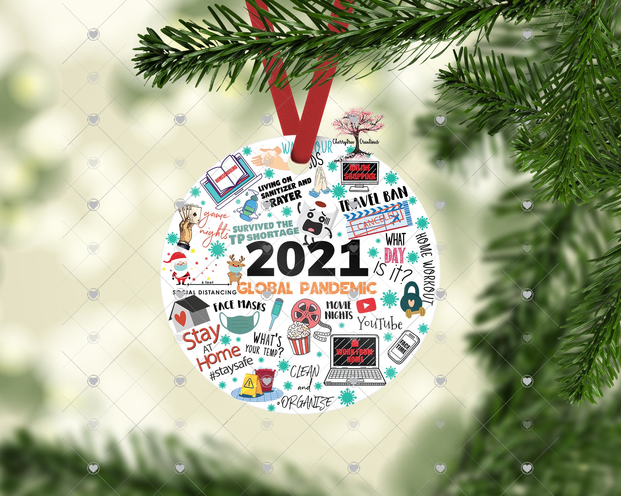 2021 Christmas Ornament 2021 Christmas Decoration | Etsy