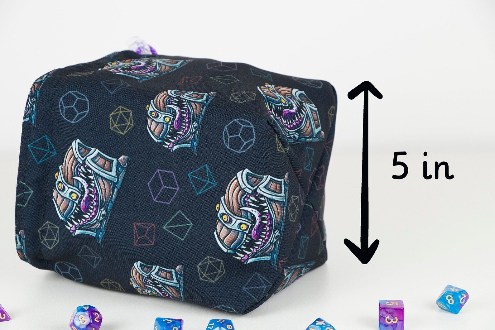 Mimic Chest Dice Bag Pockets Monster Dice Bag Etsy