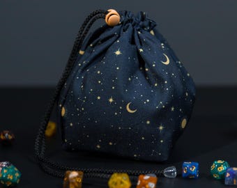 Dice bag pockets, Galaxy dicebag, DnD RPG Accessories