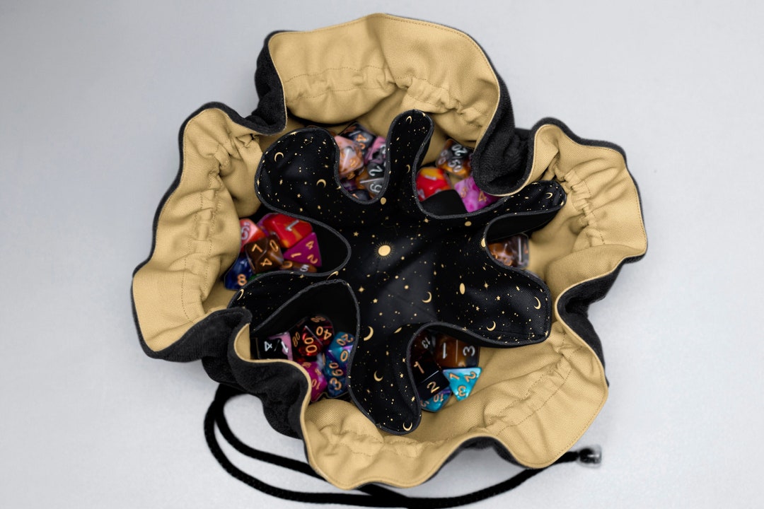 Dnd Dice Bag Pockets Galaxy Dice Bag Dnd Gifts Etsy