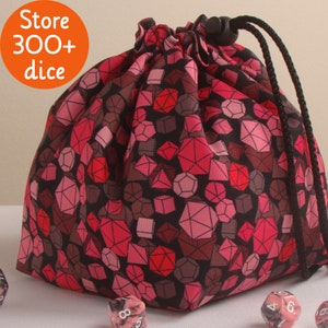 D20 dice bag of holding Dnd dice bag pockets Custom dice bag