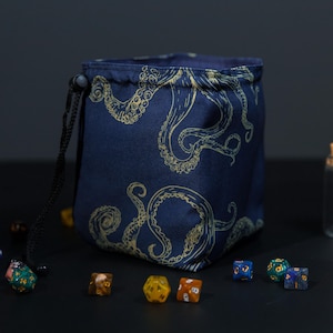 Dice bag cthulhu Dnd dice bag of holding handmade dice bags