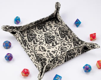 Goblin dice tray, dice tray dnd, dnd accessories, dm gift idea