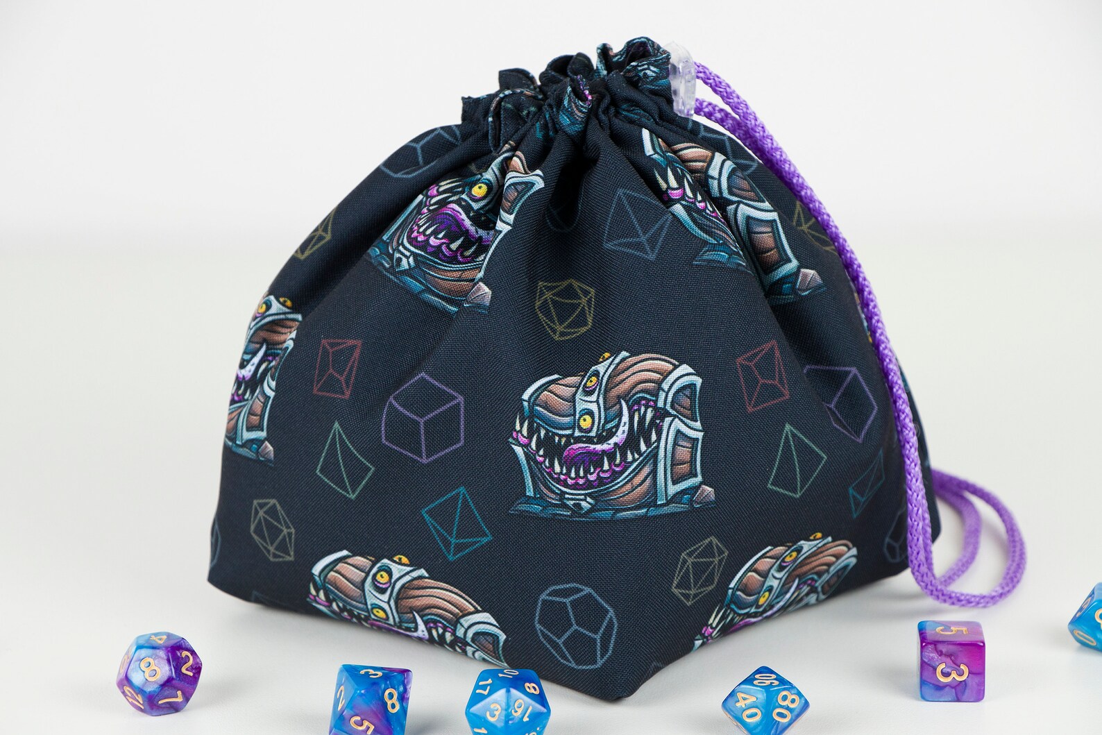 Mimic Chest Dice Bag Pockets Monster Dice Bag Etsy