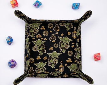 Goblin dice tray, handmade dice tray, dungeon master gifts, dnd storage