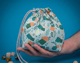 Druid dice bag, dnd birthday gift, unique tabletop rpg gift
