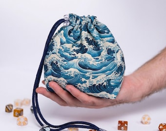 Dnd dice bag for rpg lovers, cute dnd dice pouch