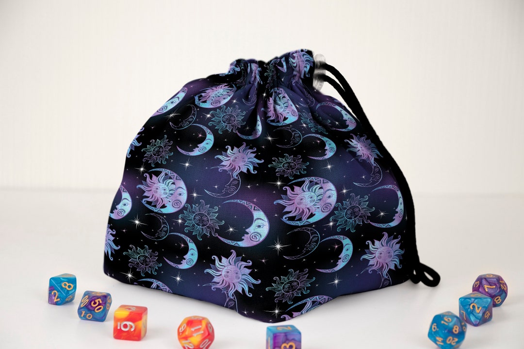 Extra Large Dice Bag Pockets Dice Bag Dnd Dice Bag Wizard Etsy