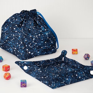 Star constellatIon dice tray Dnd dice bag tray Dnd gifts