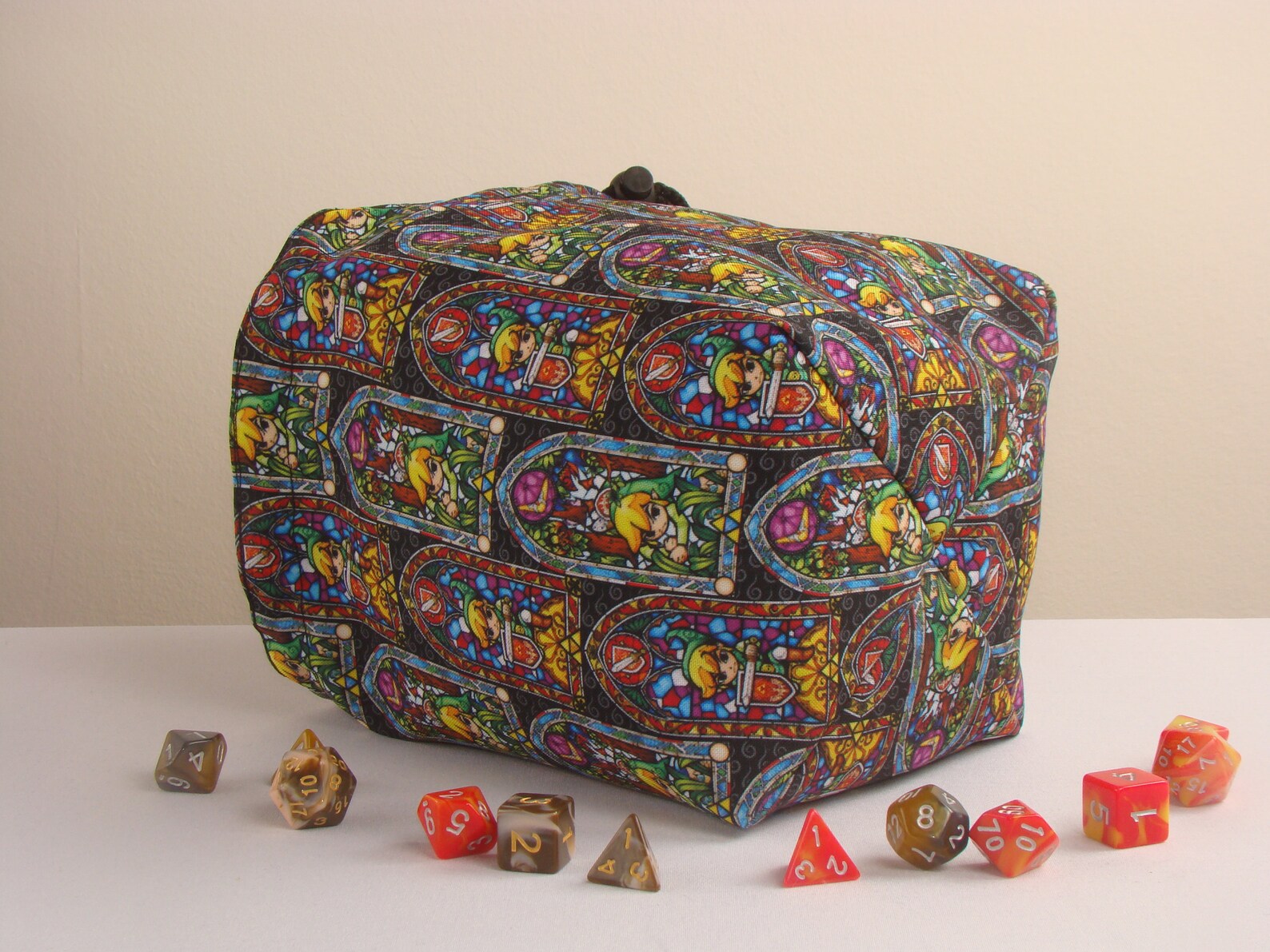 Legend of Zelda dice bag 6 pocket dnd dice tray Dnd gifts Etsy