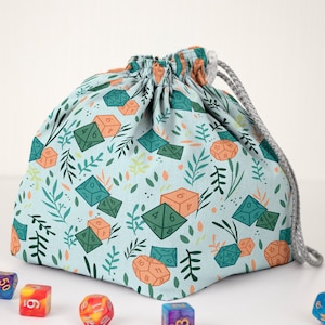 D20 Dice Bag of Holding: DnD Pockets, Nerdy Gift