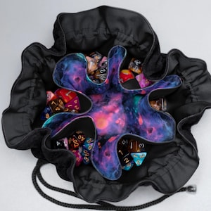 Dnd dice bag Galaxy dice bag pockets Custom dice bag
