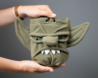 Goblin dice bag, Dnd gifts, Goblin plush pouch
