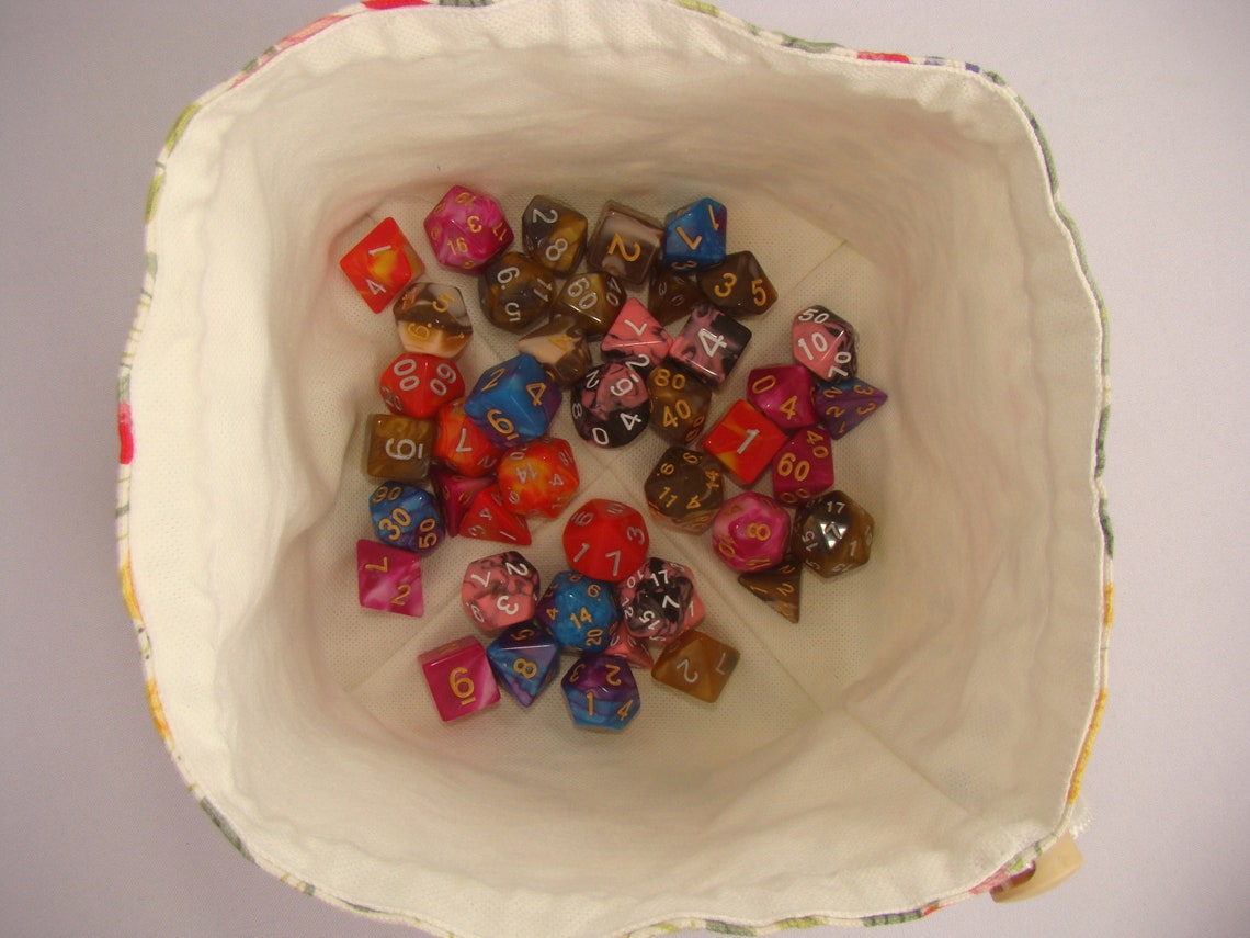 Dnd dice bag pockets Critical role dice bag Etsy