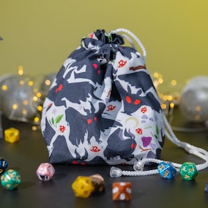 Dice bag pockets Dnd dice bag Mothman