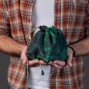 Dice bag druid Dnd dice storage handmade dice bags