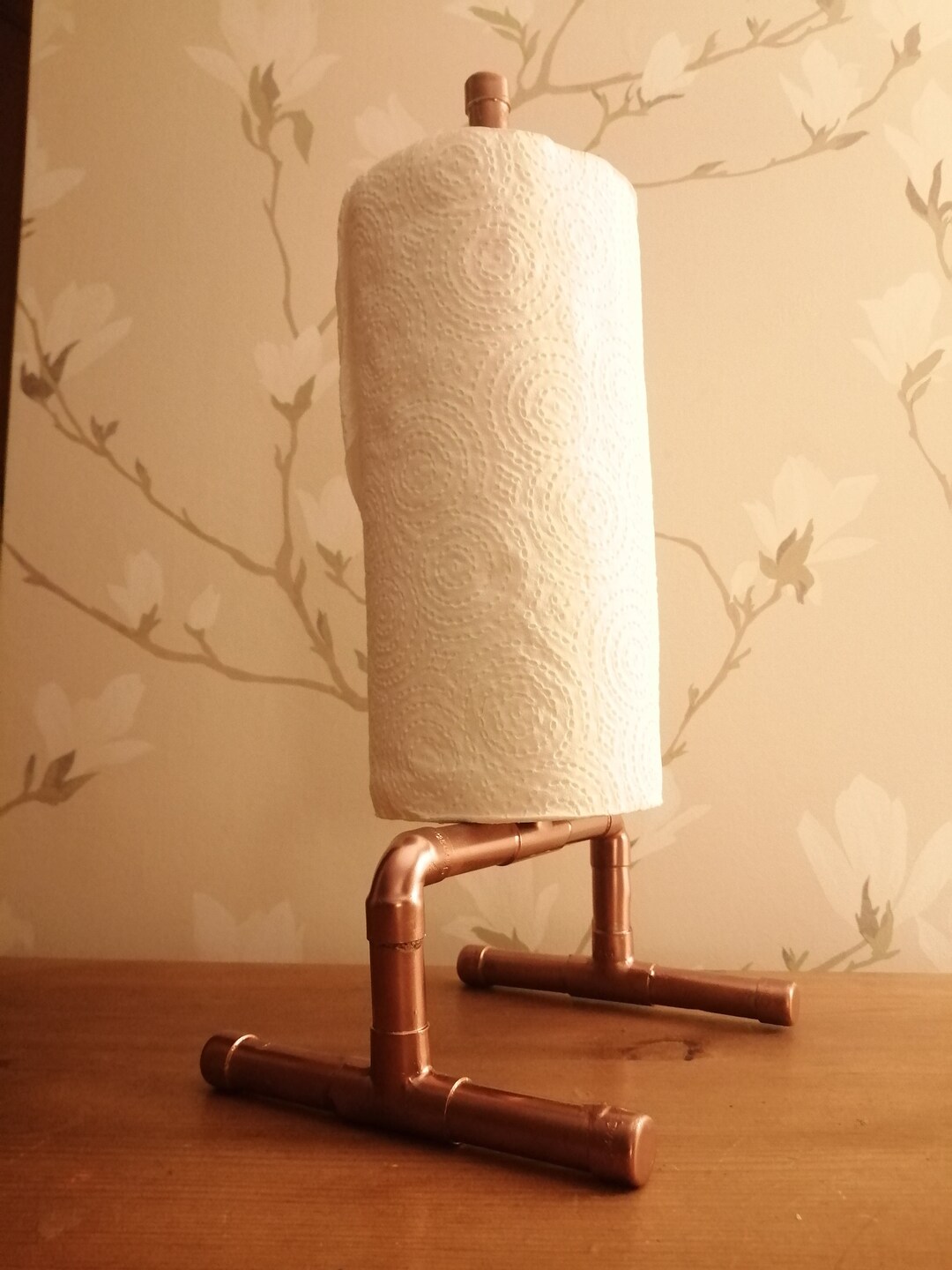 Kitchen Roll/ Loo Roll Holder Made From Copper Etsy