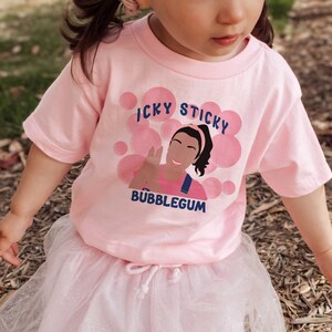 Icky Sticky Bubblegum Infant Baby Bodysuit Or Toddler Tee, Cute Kids Tee, Toddler Graphic Tee, Baby Shower Gift, Toddler Shirt