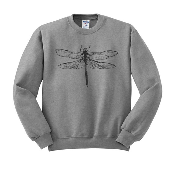 Vintage Style Dragonfly Unisex Crewneck Sweatshirt Dragon Fly Insect Shirt Naturalist Outdoorsy Comfy Crewneck Pullover Sweatshirt Etsy Ireland