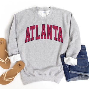 Atlanta Adult and Youth Shirt or Sweatshirt, Atlanta Georgia Crewneck Sweatshirt