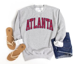 Atlanta Georgia Crewneck Sweatshirt: Adult & Youth Sizes