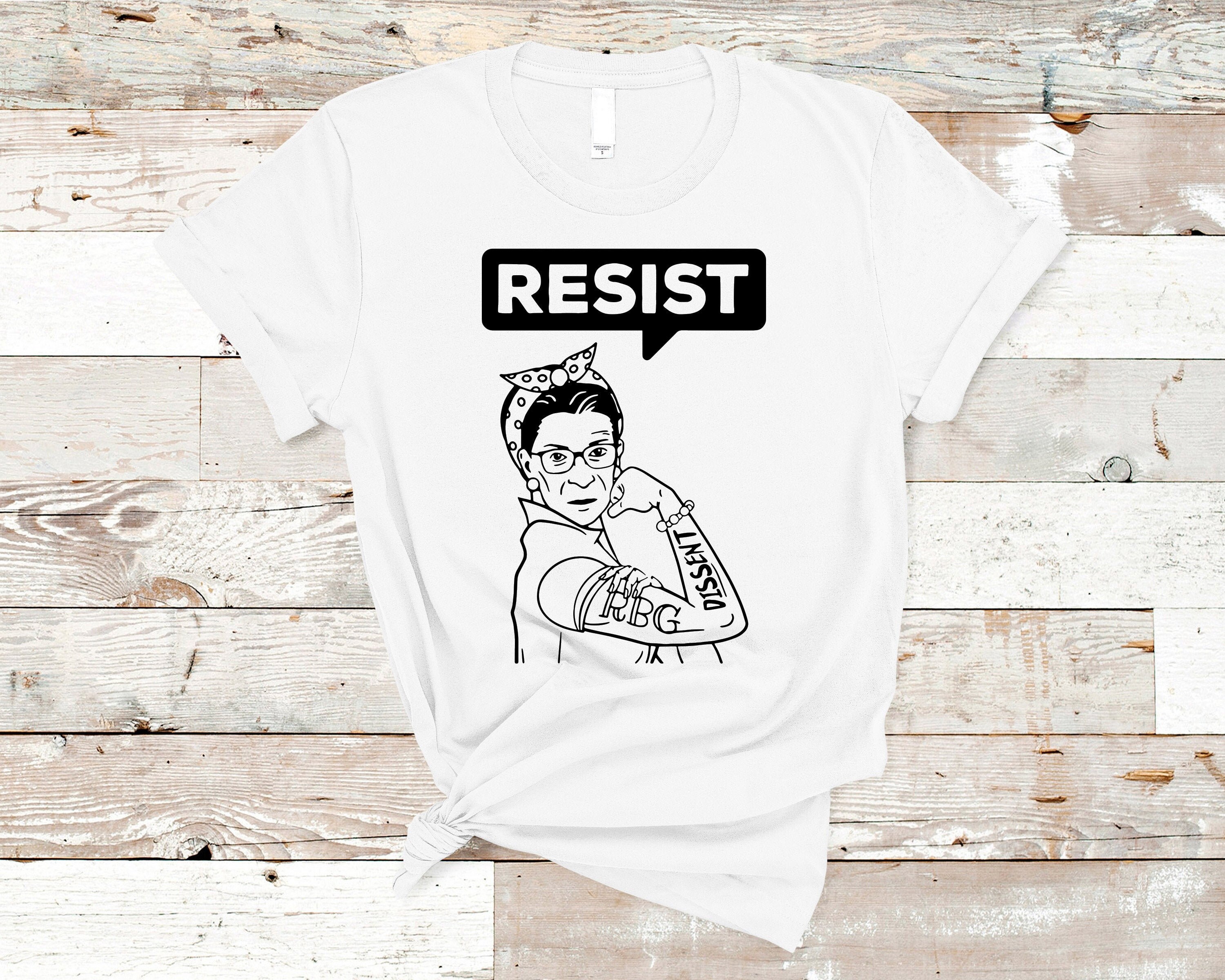 Resist Ruth Bader Ginsburg RBG Unisex 