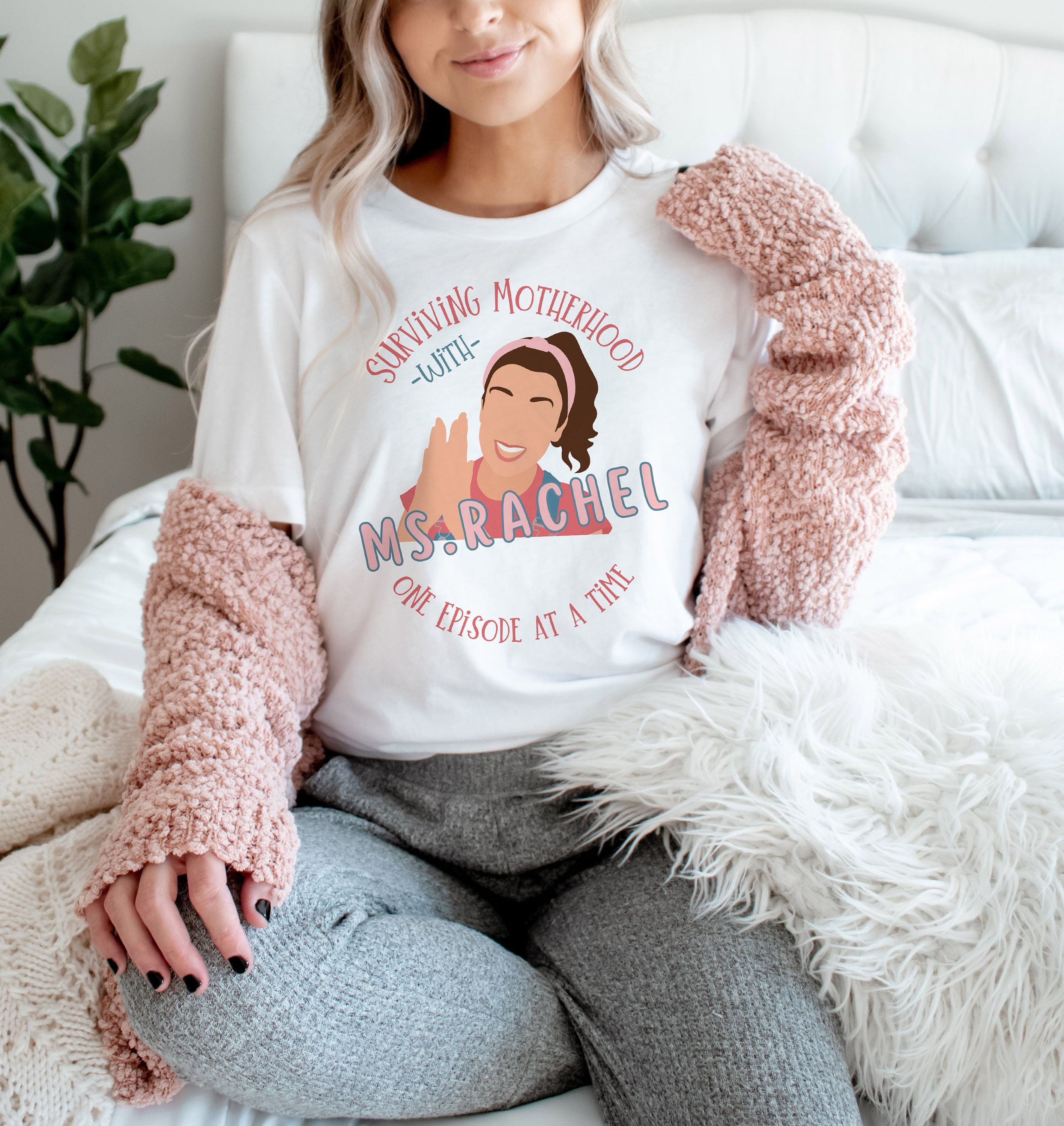 Surviving Motherhood Ms. Rachel Shirt: Funny Mom Graphic Tee