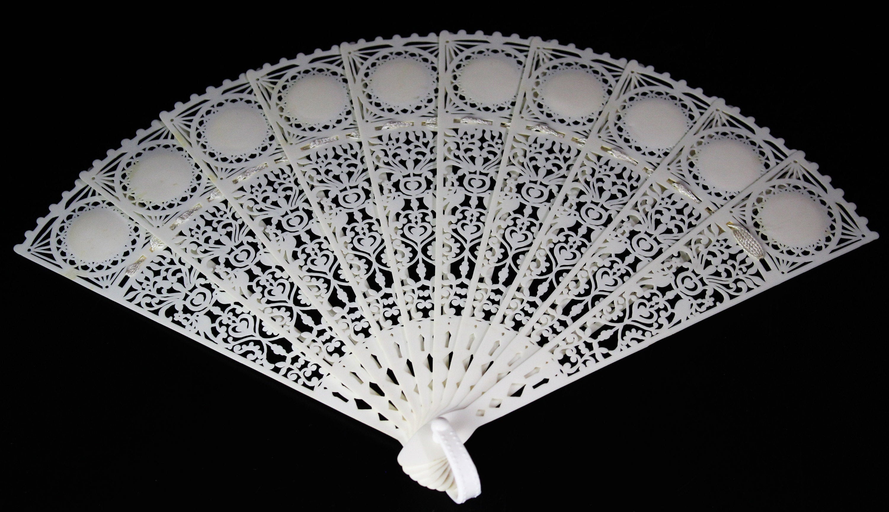 Vintage Plastic Fan, Soviet Fan, Openwork Fan, Kremlin Moscow Chimes ...