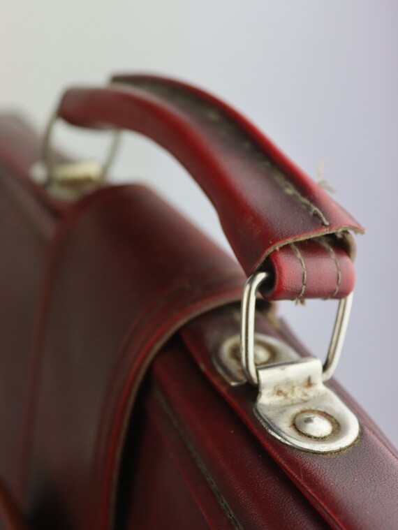 vintage briefcase, Soviet briefcase, portfolio, s… - image 5