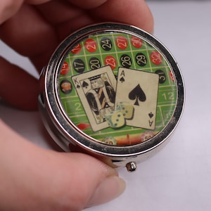 Vintage Taschenaschenbecher, sowjetischer Aschenbecher, Taschenaschenbecher, tragbarer Aschenbecher, Reiseaschenbecher, Geschenkidee, Weihnachtsgeschenk, Pillendose, Steindekor