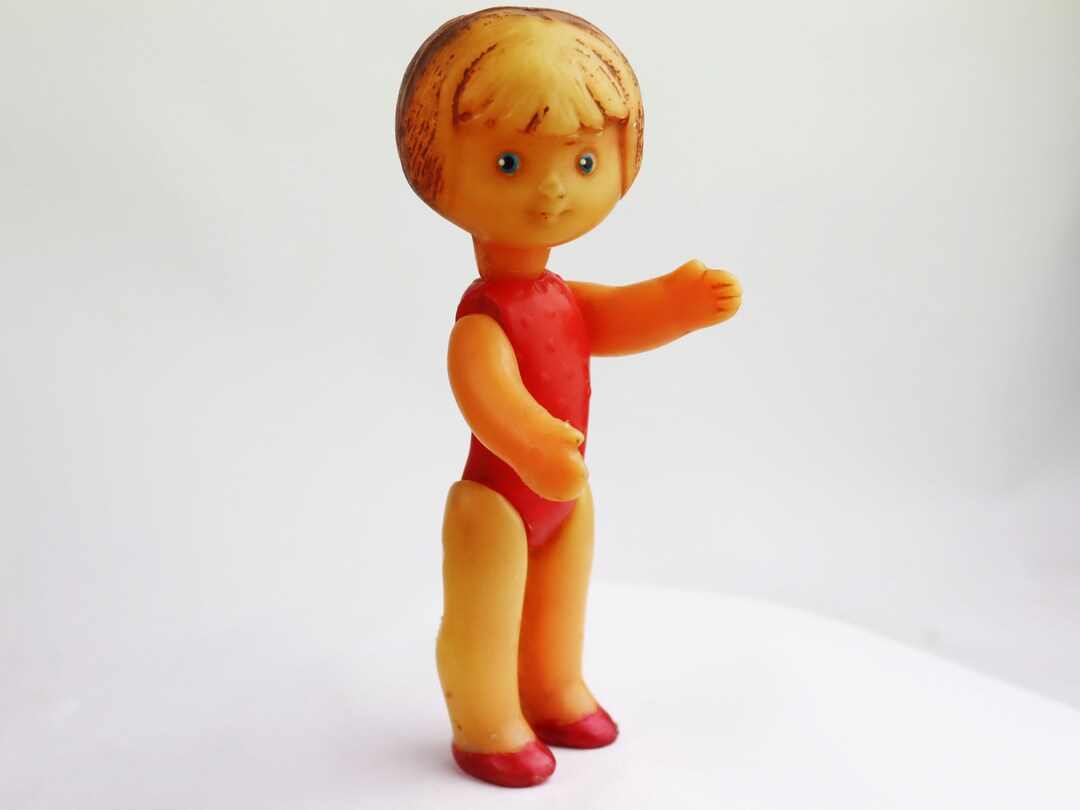 Vintage Plastic Doll Gymnast, Soviet Toy, Russian Girl, Vintage Toy ...