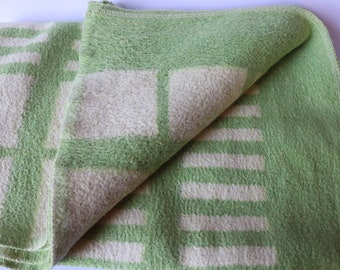 couverture en laine pour bébé vintage, couvre-lit ukrainien, couverture en coton de l'urss, revêtement soviétique, couvercle en laine, enveloppement d'hiver, plaid d'été