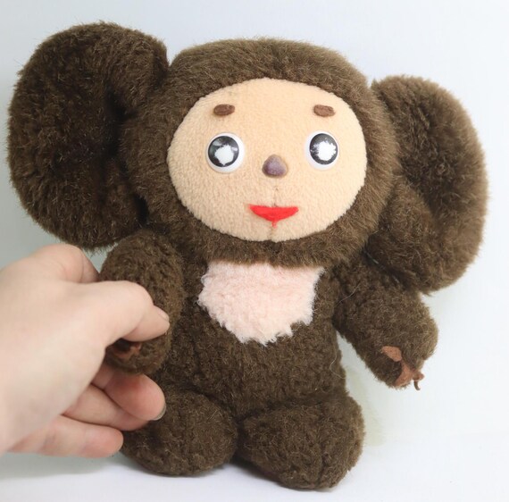 ビンテージのぬいぐるみチェブラーシカ。ソビエトのチェブラーシカの