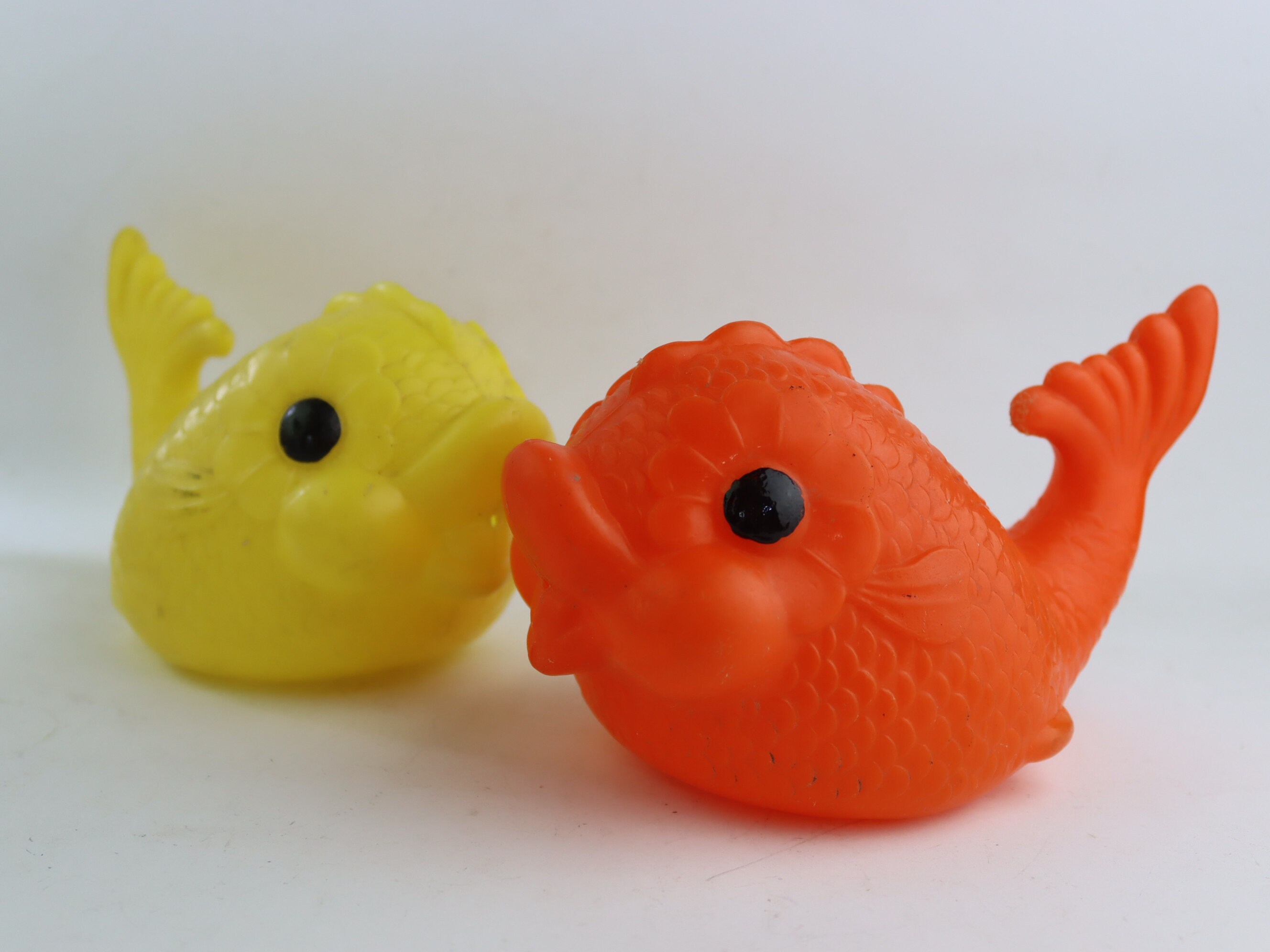 Two Vintage Plastic Fish, Soviet Fish Toy, Vintage Fish, Soviet