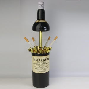 wine bottle cigarette case Vintage Cigarettes Dispenser Bottle