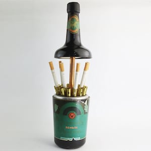 cigarette bottle Vintage Cigarettes Dispenser Bottle