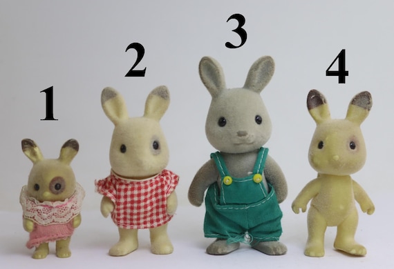 Vintage Sylvanian Families Calico Critters Japan Figure Pupa Doll