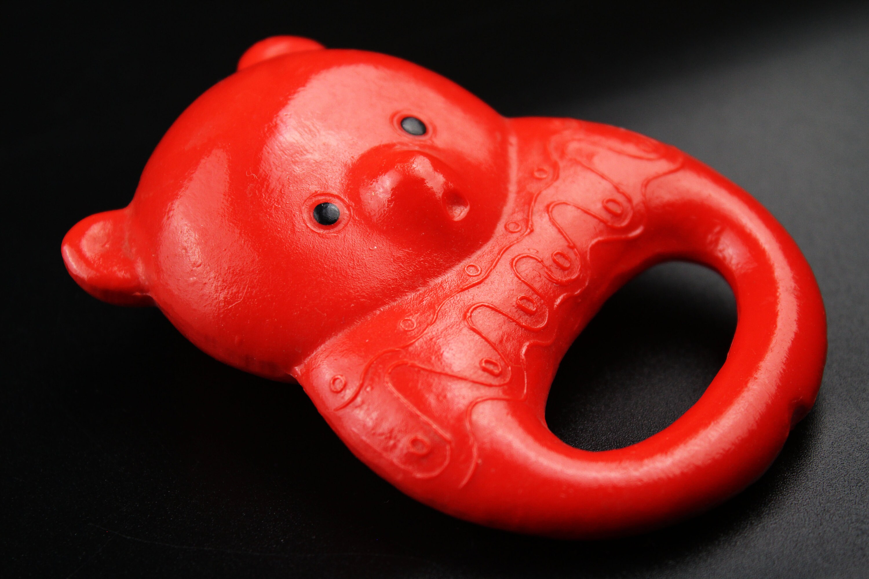 Soveit Rattle Vintage Celluloid Baby Rattle Bear Soviet Bear Toy Vintage - Etsy