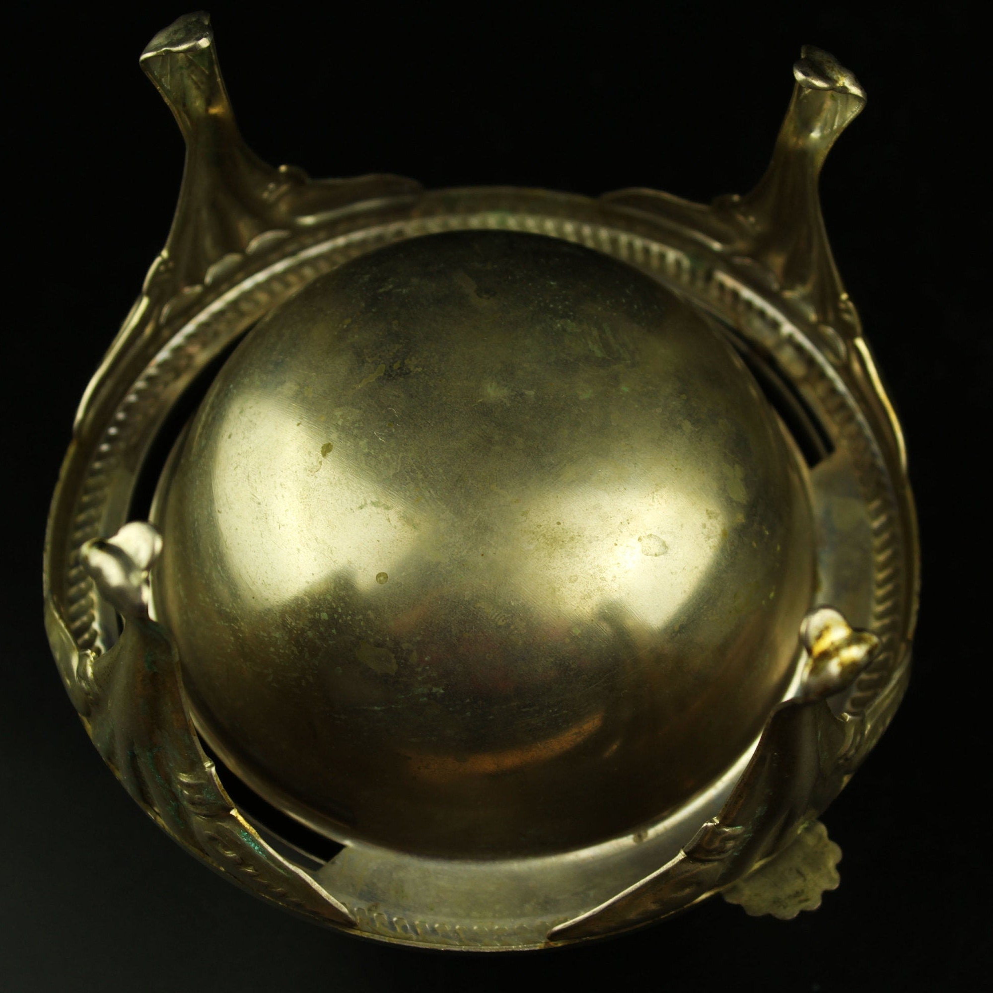 Vintage ashtray sphere ashtray with cover candy bowl sugar Etsy