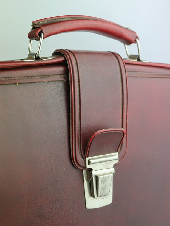 vintage briefcase, Soviet briefcase, portfolio, s… - image 9
