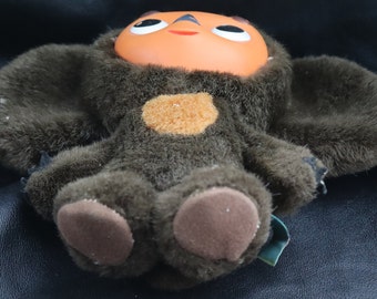 ビンテージ チェブラーシカ ぬいぐるみ 1758 旧ソビエト チェブラーシカ レアカラー レッド ぬいぐるみ