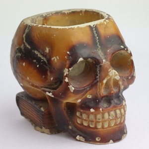vintage ashtray skull, soviet cranium, braincase, brainpan, pericranium, death head, jewelry holder, gift idea, christmas russia statuette