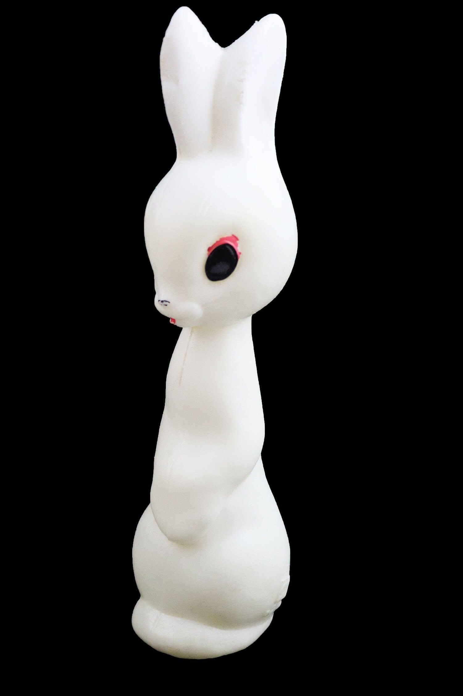 Vintage Plastic Hare Toy Bunny Soviet Plastic Rabbit Etsy