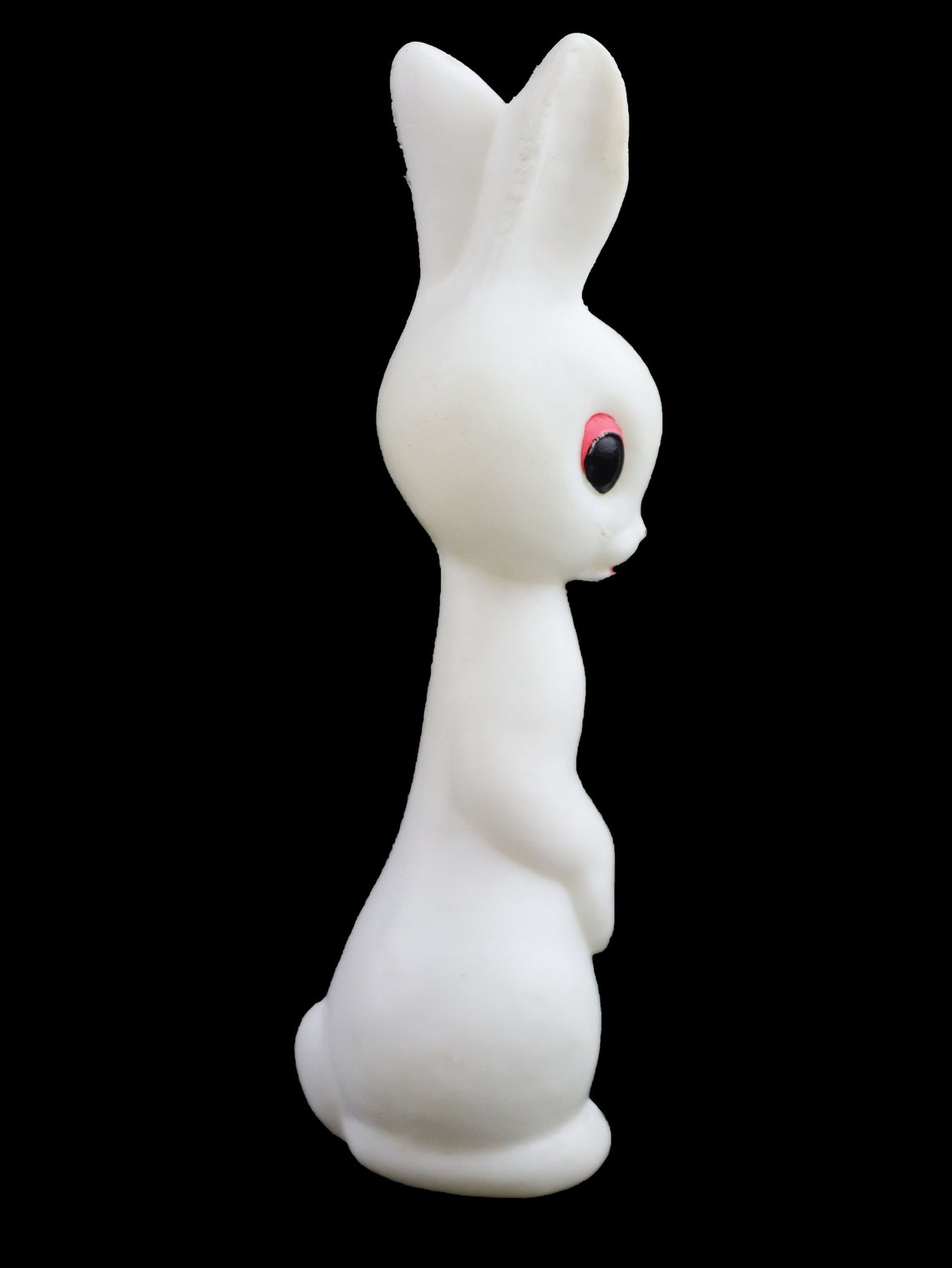 Vintage Plastic Hare Toy Bunny Soviet Plastic Rabbit Etsy