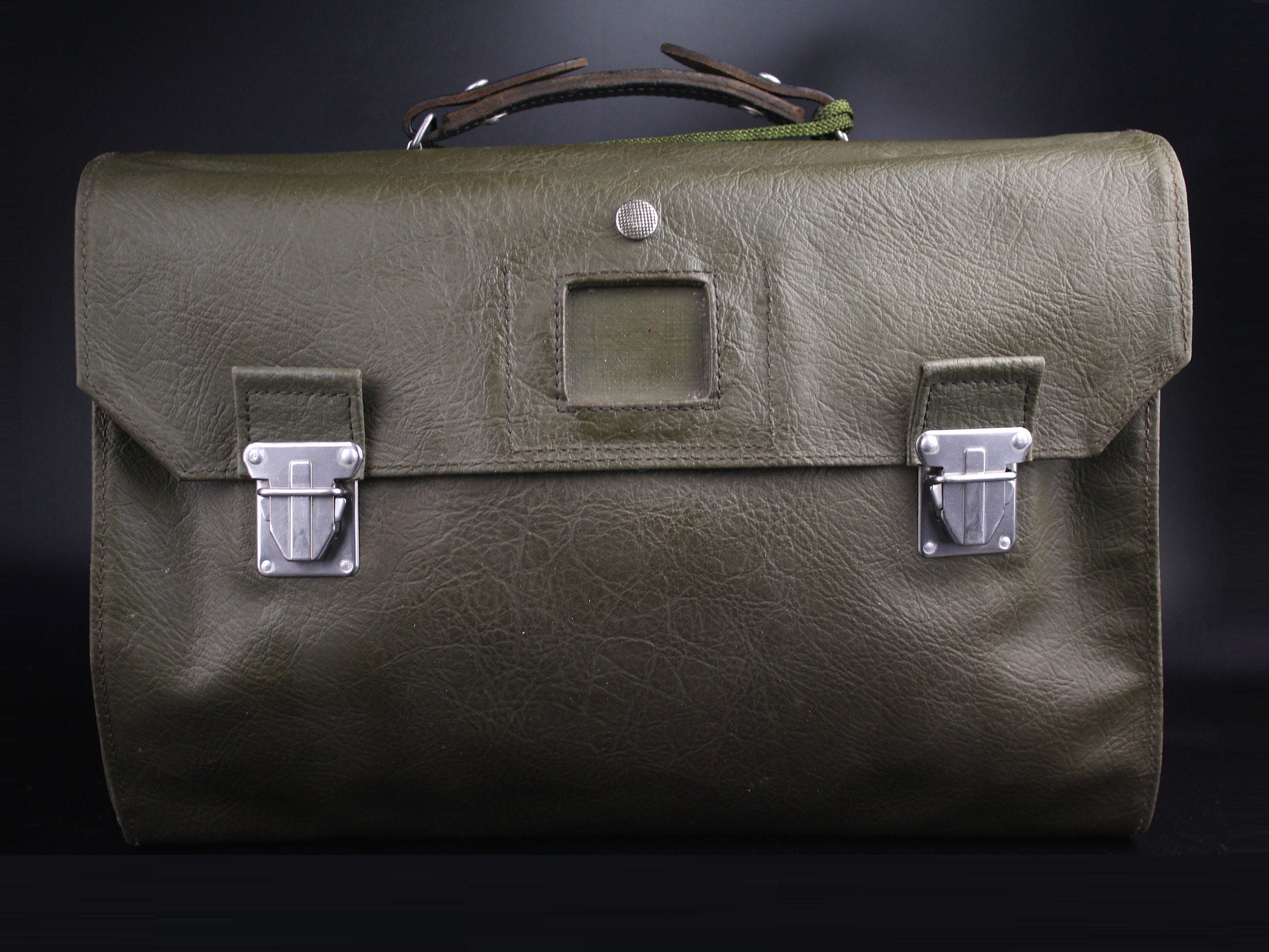 Vintage Military Briefcase Nato Briefcase Messanger Bag Etsy